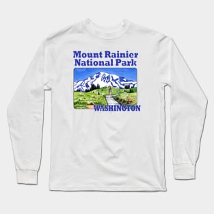 Mount Rainier National Park, Washington Long Sleeve T-Shirt